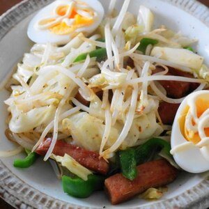 スパムと野菜の炒め物